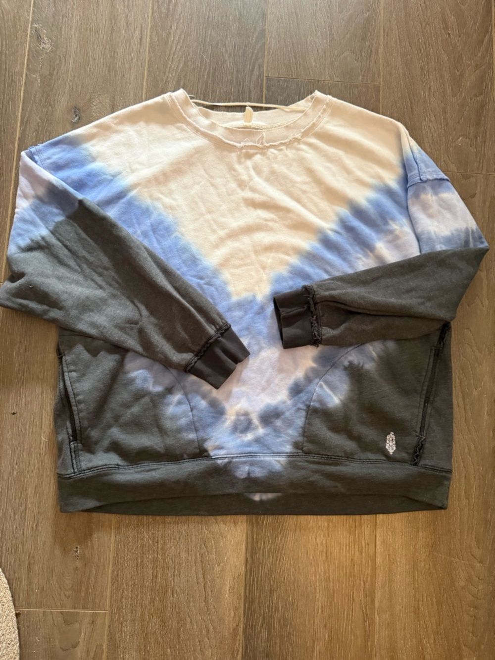 Free People Tie-Dye Crewneck Sweatshirt